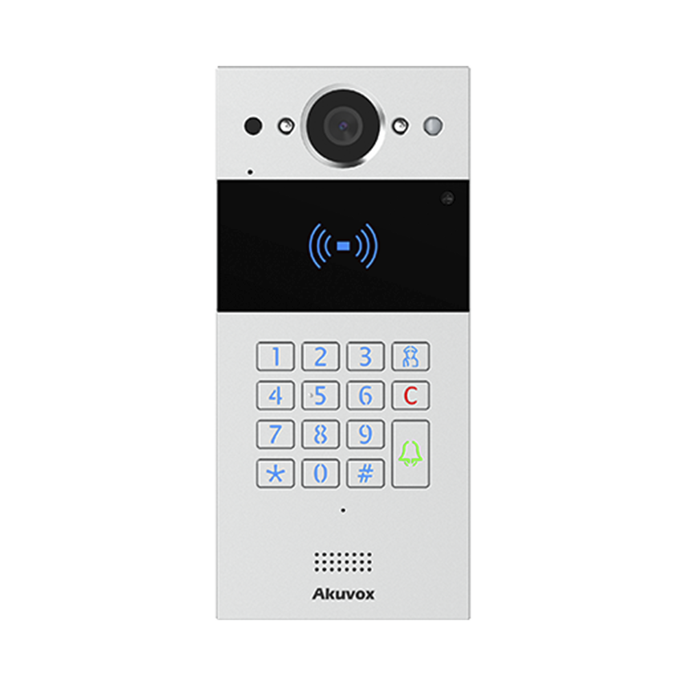 R20KSIP AKUVOX SIP Video Doorphone / Keypad / Card Reader / App push Notification / P