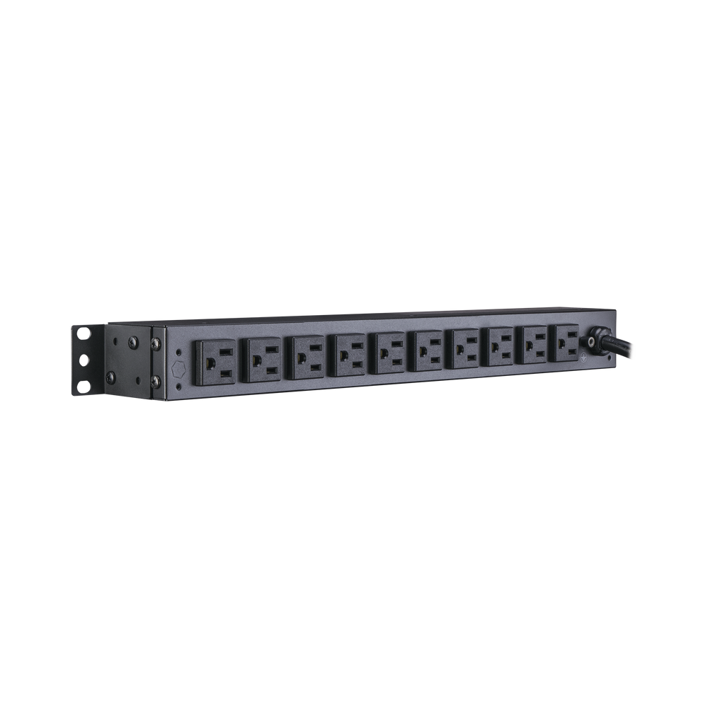 PDU15B10R CYBERPOWER PDU for Basic Power Distribution with 10 Rear NEMA 5-15R Outlets