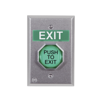 UB1 STI Exit Button With Multiple English Labels UB-1